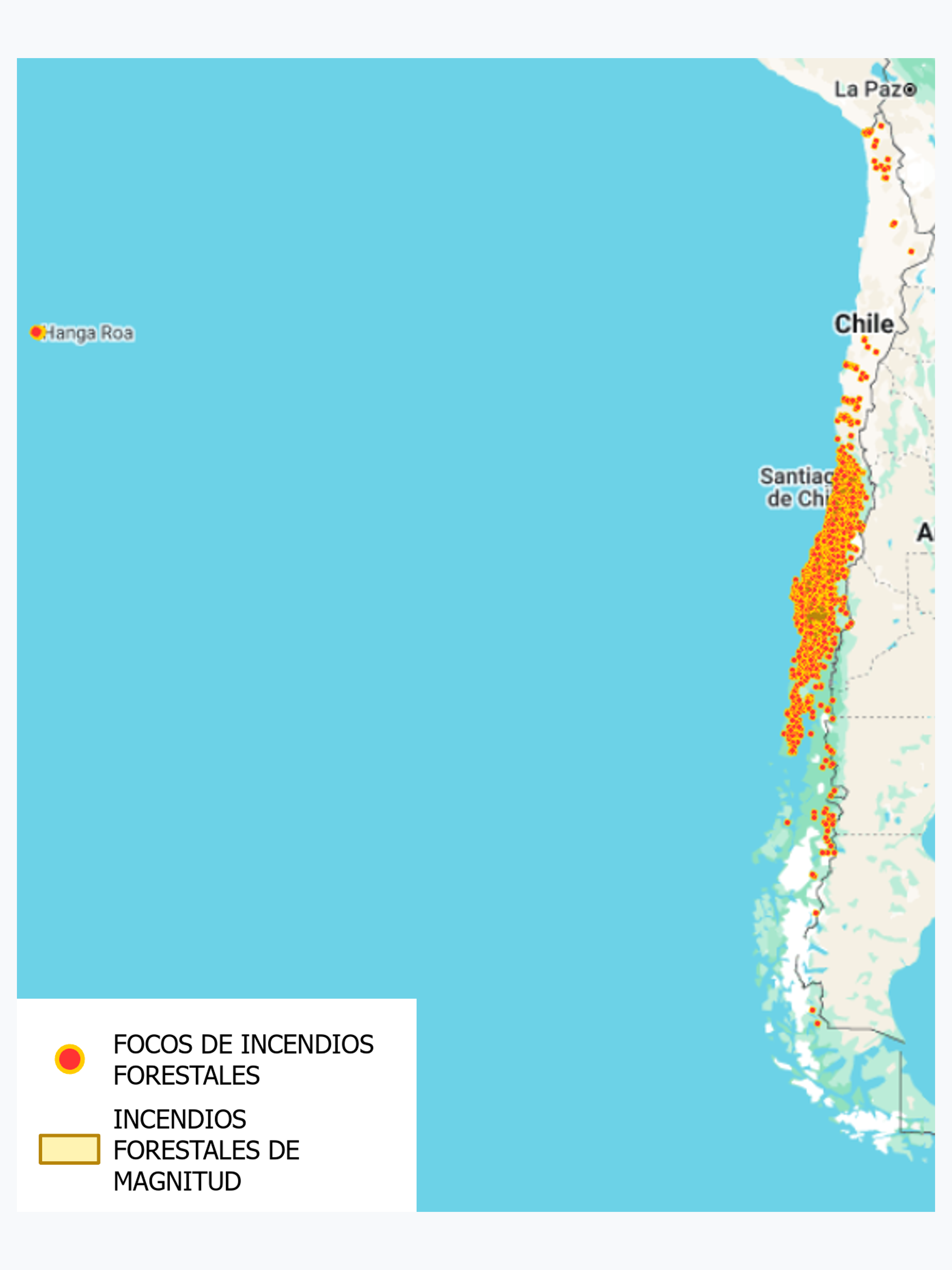 Servicio Web de Mapas - Incendios forestales